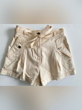 Ulla Johnson Gavin Shorts Ecru Size 6